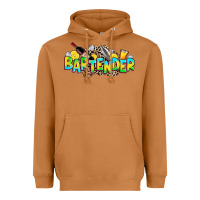 Meerkat bartender Heavyweight Hoodie - Zillion Design Studio