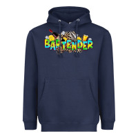 Navy bartender Heavyweight Hoodie - Zillion Design Studio