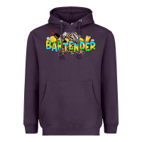 Plum bartender Heavyweight Hoodie - Zillion Design Studio