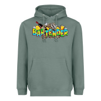 Sage bartender Heavyweight Hoodie - Zillion Design Studio