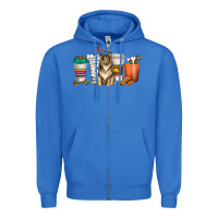 True Royal collie dog coffee cups Zipper Hoodie - texasbilliewilder