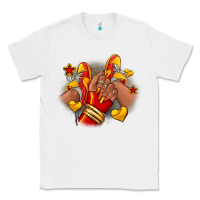 White Softball afro girl sneakers Classic Tee - RanaPortraitStore