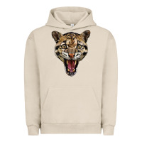 Pigment French Oak ocelot head Urban Hoodie - LillyAllenDesigns