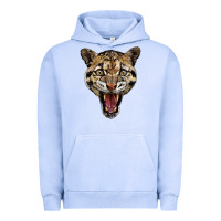 Pigment Grape Ice ocelot head Urban Hoodie - LillyAllenDesigns