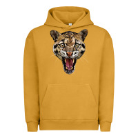 Pigment Peanut Butter ocelot head Urban Hoodie - LillyAllenDesigns