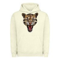 Pigment Pistachio ocelot head Urban Hoodie - LillyAllenDesigns