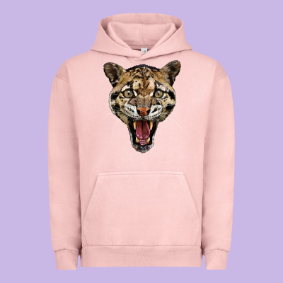 Ocelot Head Urban Hoodie Designed By Lillyallendesigns