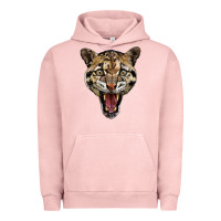 Pigment Salmon ocelot head Urban Hoodie - LillyAllenDesigns