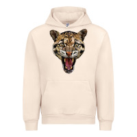 Sandshell ocelot head Urban Hoodie - LillyAllenDesigns