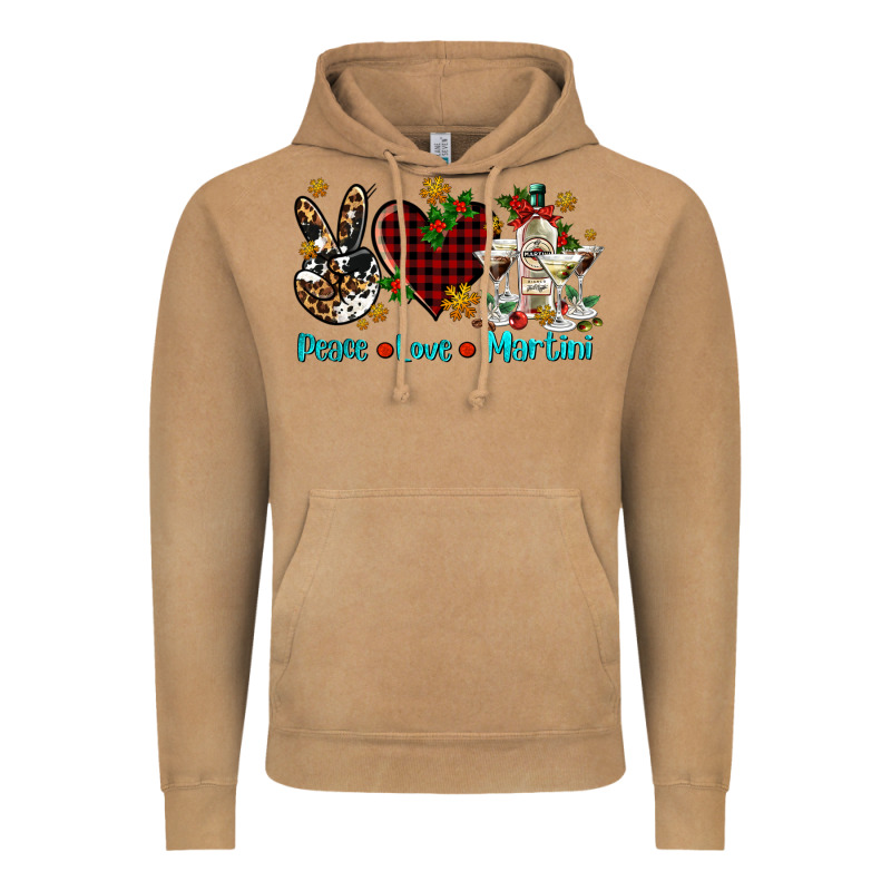 Peace Love Martini Vintage Hoodie by AdoDesignShop | Teevron