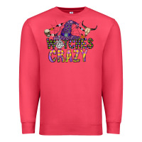 Cardinal Witches Be Crazy Premium Sweatshirt - CowhideDigitalArt