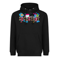 Black secretary Heavyweight Hoodie - Zillion Design Studio