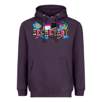 Plum secretary Heavyweight Hoodie - Zillion Design Studio