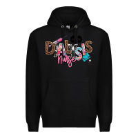 Black dialysis nurse Premium Hoodie - NancyCooperArtShop