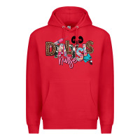 Red dialysis nurse Premium Hoodie - NancyCooperArtShop