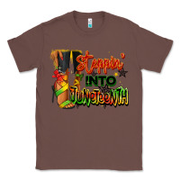 Chestnut Steppin' into Juneteenth black fashion girl Classic Tee - RanaPortraitStore