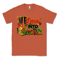 Copper Steppin' into Juneteenth black fashion girl Classic Tee - RanaPortraitStore