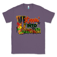 Lavender Steppin' into Juneteenth black fashion girl Classic Tee - RanaPortraitStore