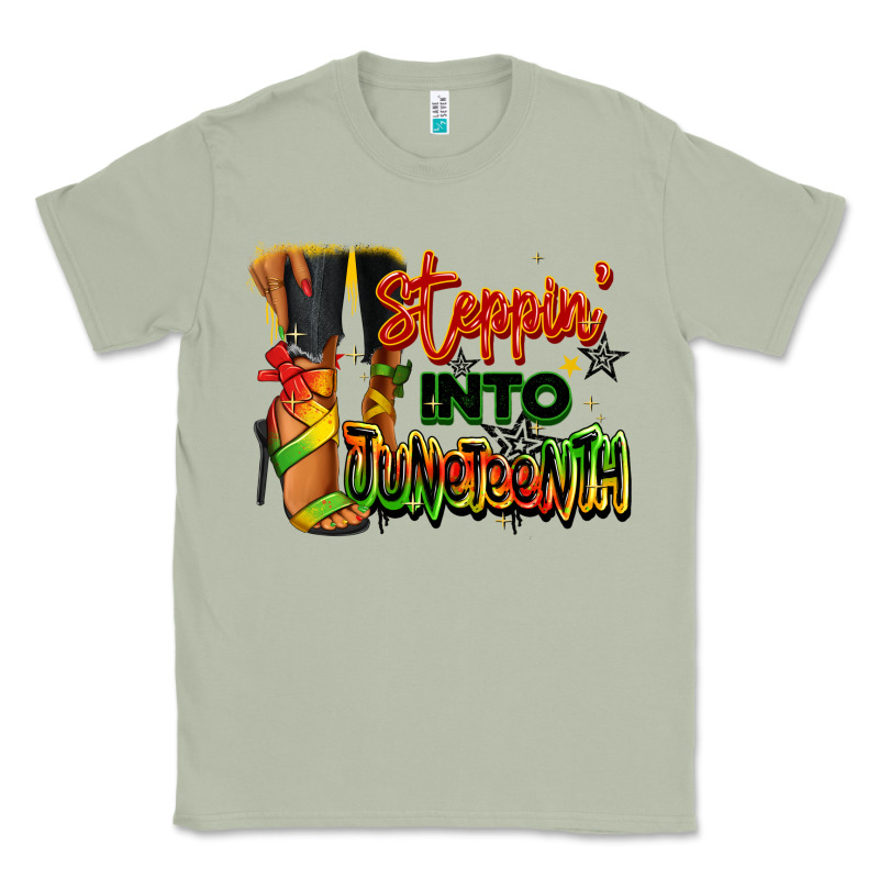 Steppin' Into Juneteenth Black Fashion Girl Classic Tee by RanaPortraitStore | Teevron