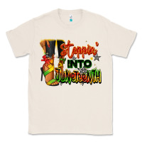 Natural Steppin' into Juneteenth black fashion girl Classic Tee - RanaPortraitStore
