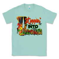 Seafoam Steppin' into Juneteenth black fashion girl Classic Tee - RanaPortraitStore