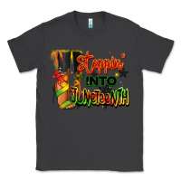 Smoke Steppin' into Juneteenth black fashion girl Classic Tee - RanaPortraitStore