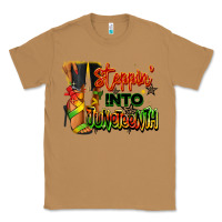 Toasted Coconut Steppin' into Juneteenth black fashion girl Classic Tee - RanaPortraitStore
