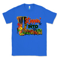 True Royal Steppin' into Juneteenth black fashion girl Classic Tee - RanaPortraitStore