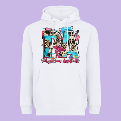 Pa Physician Assistant Heavyweight Hoodie Designed By Zillion Design Studio
