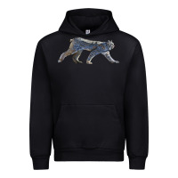 Black canada lynx Urban Hoodie - LillyAllenDesigns