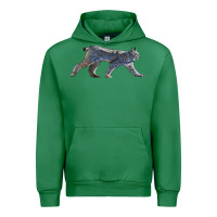 Emerald canada lynx Urban Hoodie - LillyAllenDesigns