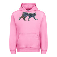 Fuchsia Pink canada lynx Urban Hoodie - LillyAllenDesigns