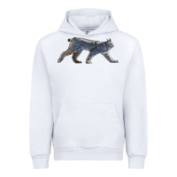 White canada lynx Urban Hoodie - LillyAllenDesigns