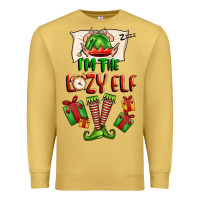 Antique Gold im the lazy elf Premium Sweatshirt - FaDigitalArtStudio