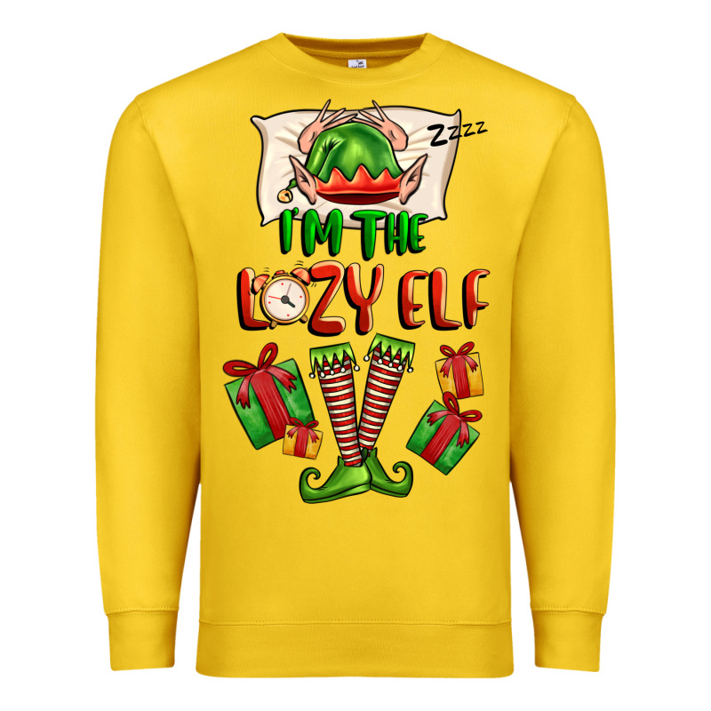 Im The Lazy Elf Premium Sweatshirt by FaDigitalArtStudio | Teevron