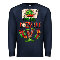Navy im the lazy elf Premium Sweatshirt - FaDigitalArtStudio