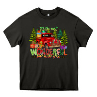 Asphalt it's The Most Wonderful Time of the year Heavy Core Tee - CowhideDigitalArt