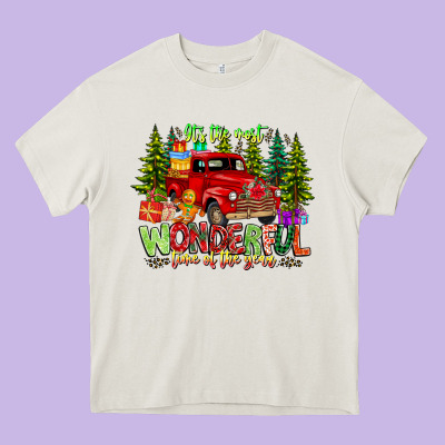 It's The Most Wonderful Time Of The Year Heavy Core Tee Designed By Cowhidedigitalart