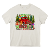 Cream it's The Most Wonderful Time of the year Heavy Core Tee - CowhideDigitalArt
