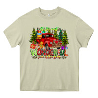 Mossy it's The Most Wonderful Time of the year Heavy Core Tee - CowhideDigitalArt