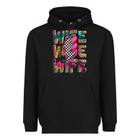 Black race wife wife wife lightningbolt Heavyweight Hoodie - Zillion Design Studio