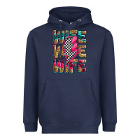 Navy race wife wife wife lightningbolt Heavyweight Hoodie - Zillion Design Studio