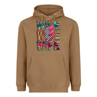 Toasted Coconut race wife wife wife lightningbolt Heavyweight Hoodie - Zillion Design Studio