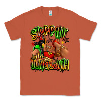 Copper Steppin' into Juneteenth sneaker and heel afro wom Classic Tee - RanaPortraitStore