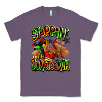 Lavender Steppin' into Juneteenth sneaker and heel afro wom Classic Tee - RanaPortraitStore