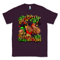 Plum Steppin' into Juneteenth sneaker and heel afro wom Classic Tee - RanaPortraitStore