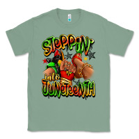 Sage Steppin' into Juneteenth sneaker and heel afro wom Classic Tee - RanaPortraitStore