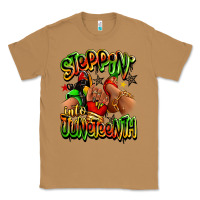 Toasted Coconut Steppin' into Juneteenth sneaker and heel afro wom Classic Tee - RanaPortraitStore