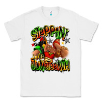 White Steppin' into Juneteenth sneaker and heel afro wom Classic Tee - RanaPortraitStore