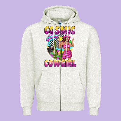 Zipper Hoodie cosmic cowgirl